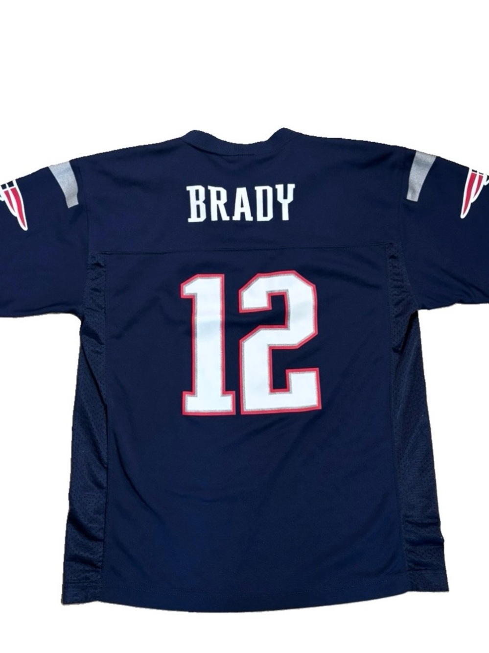 Tom Brady #12 New England Patriots Youth Large 14/16 NFL Team Apparel Jersey 🏈 - Picture 9 of 10